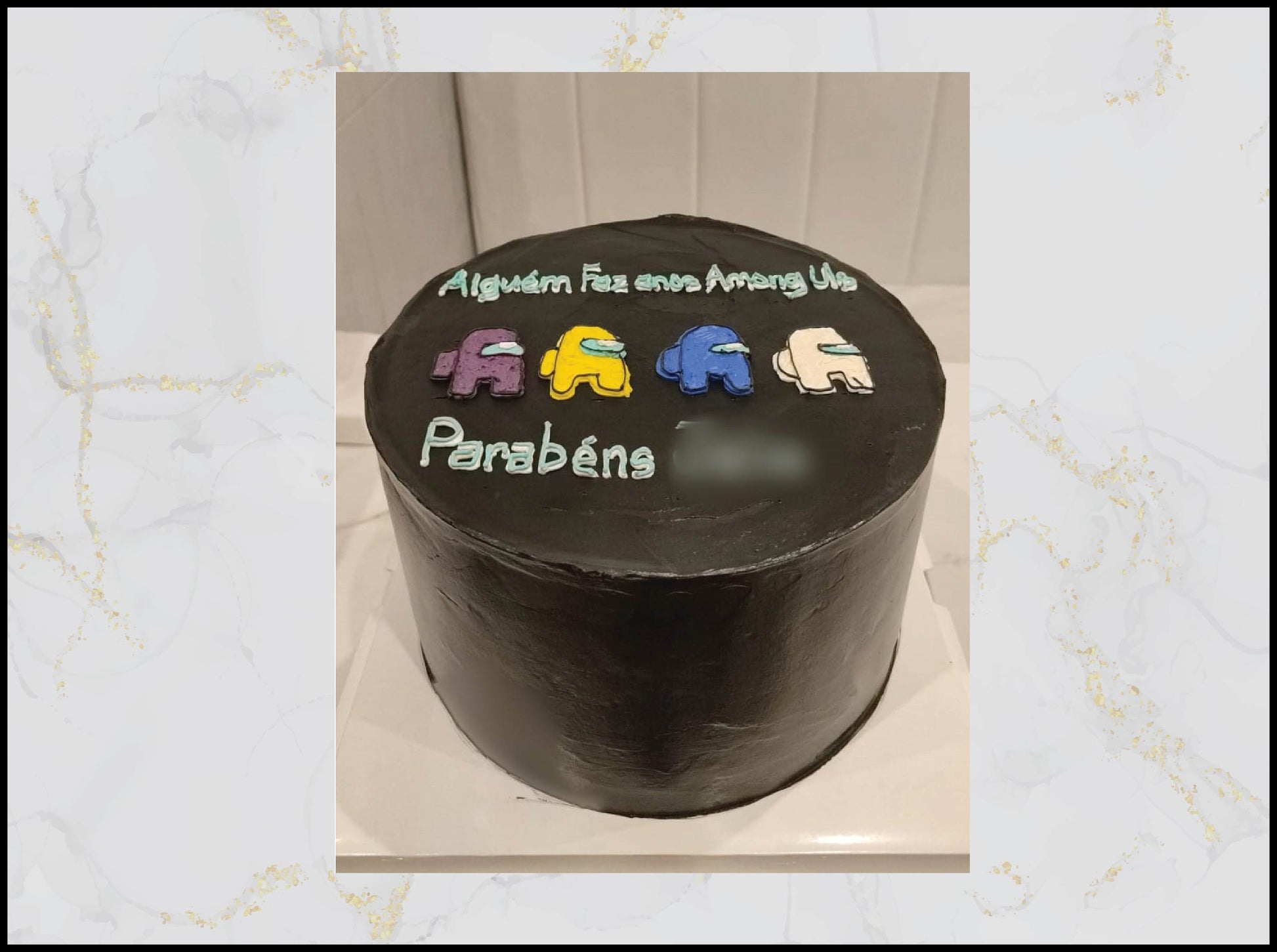 Among Us Birthday Cake with colorful crewmate design in Macau
