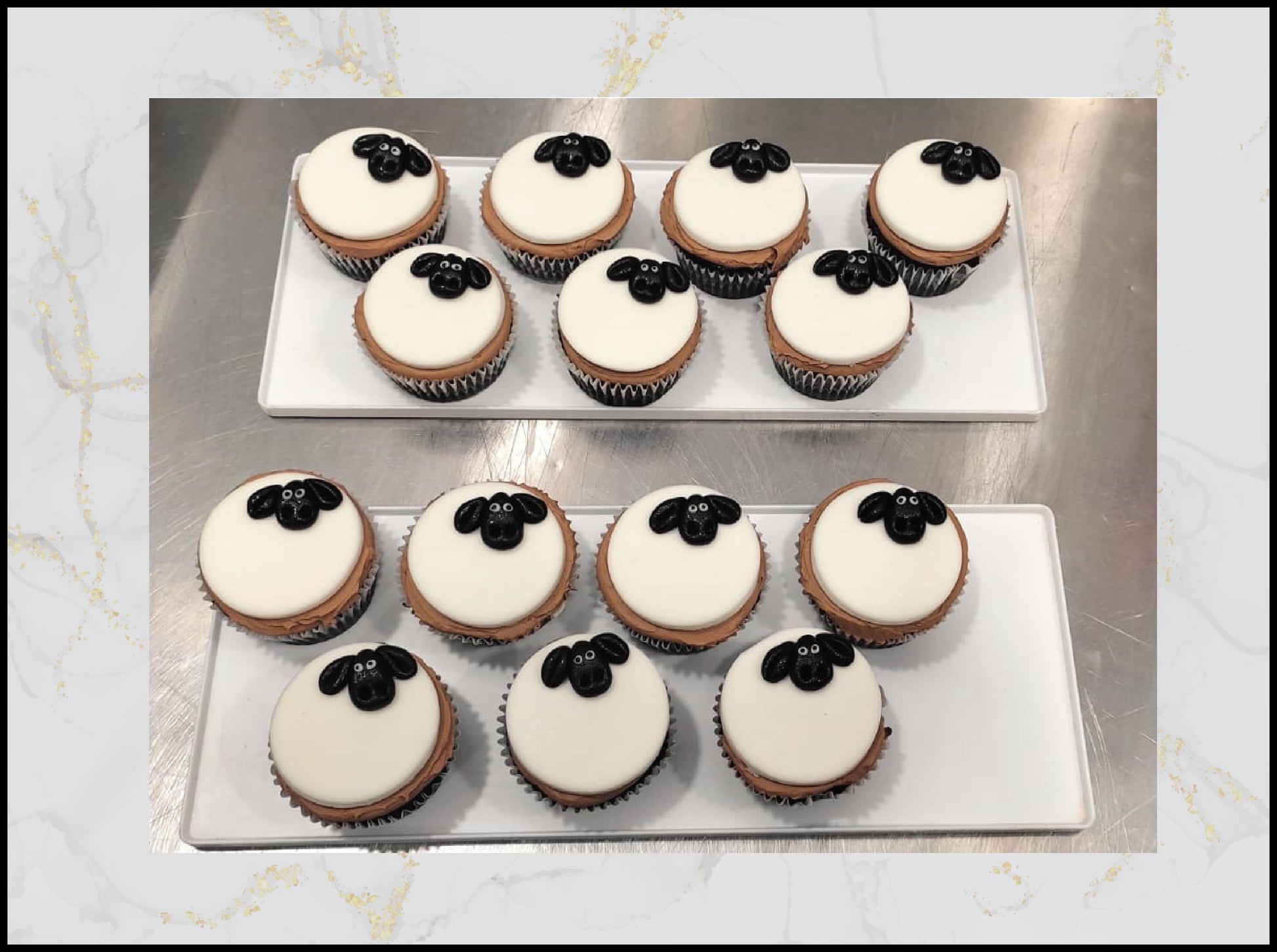 Sheep cupcake with cute animal design in Macau