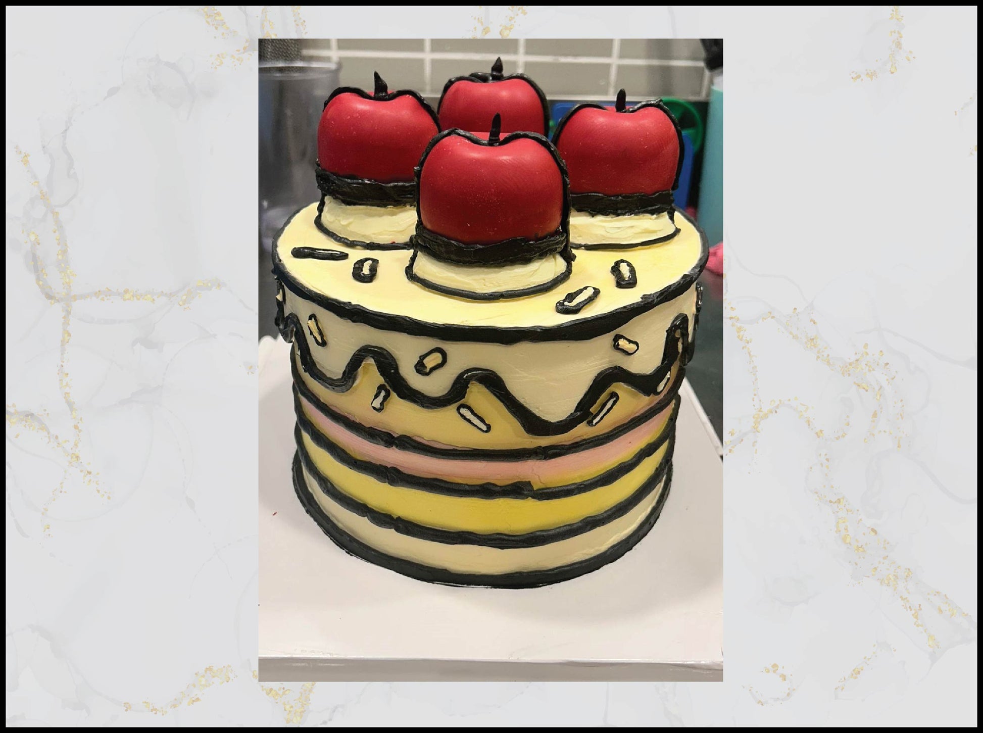 Cartoon Cake with colorful character design in Macau