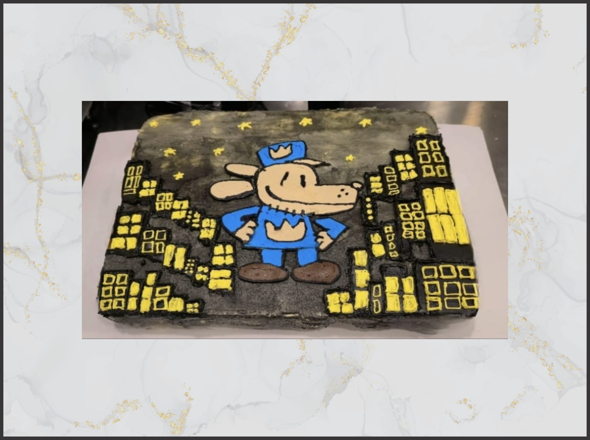 Customized Dog Man Pull Apart Cupcake - Macau
