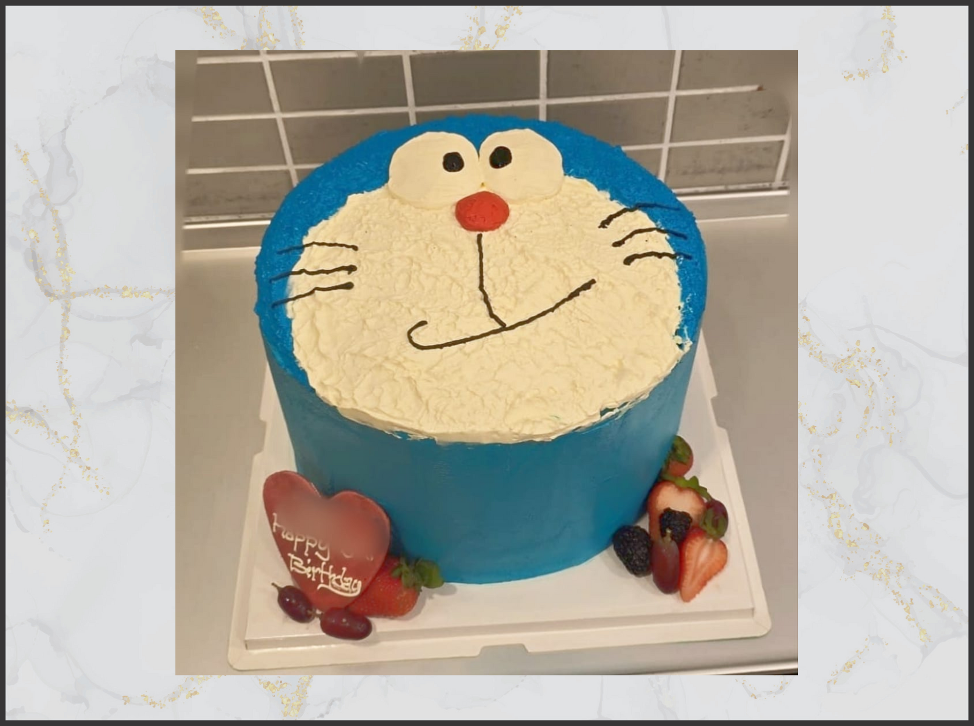 Doraemon Birthday Cake - Macau