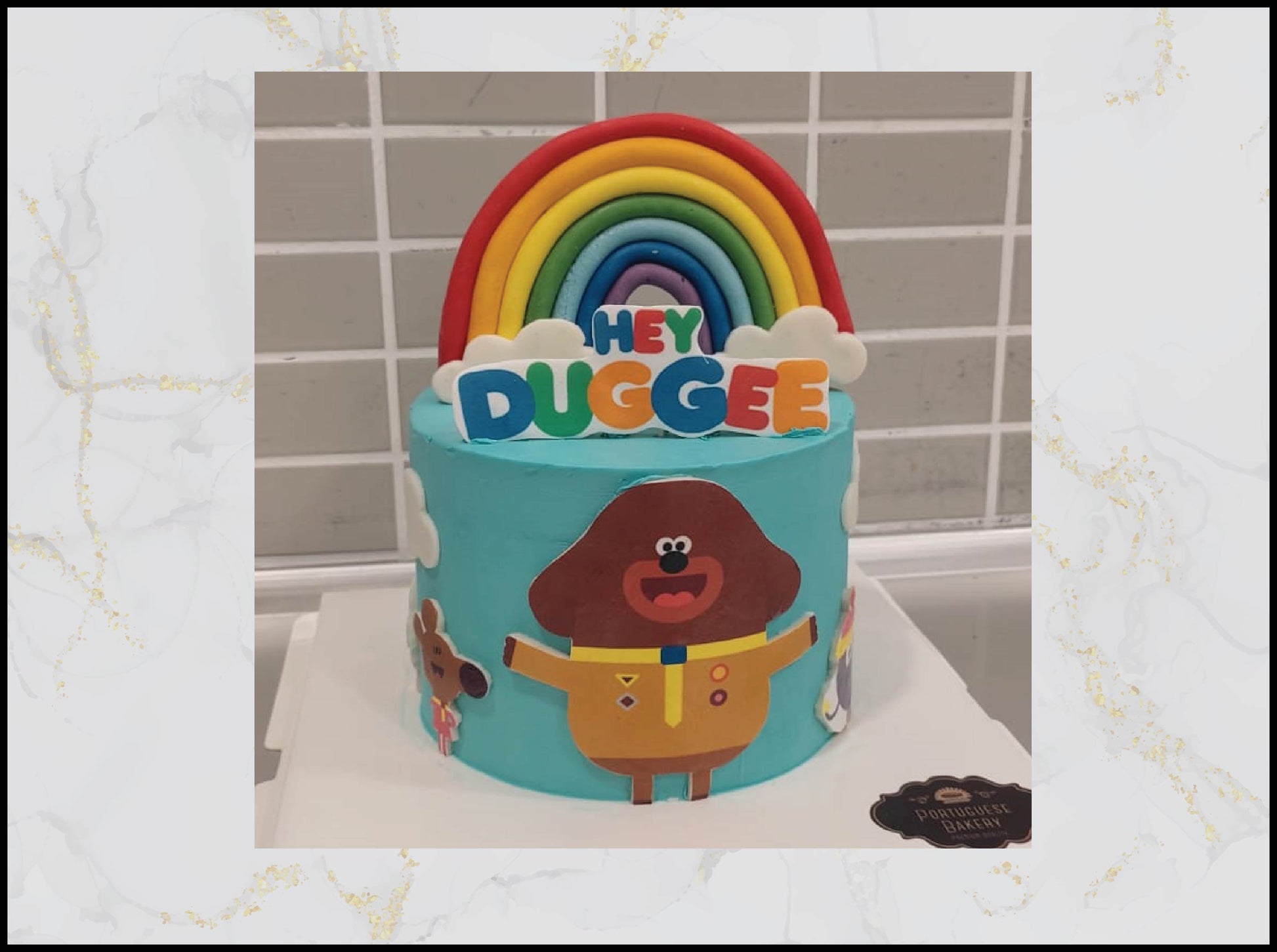 Hey Duggee Customized Cake with playful cartoon design in Macau