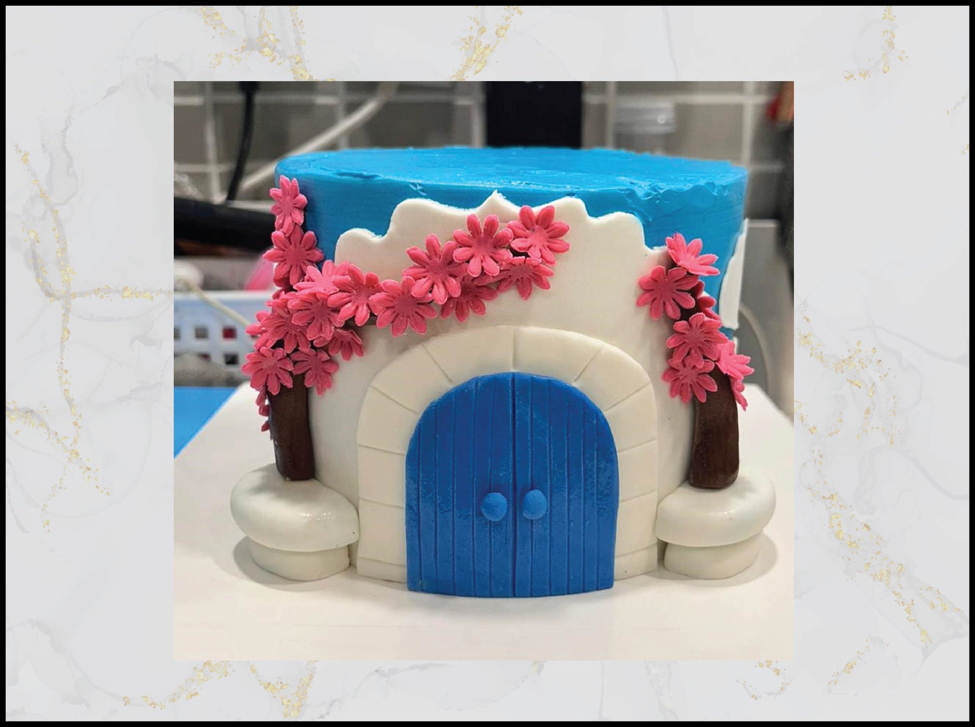 Mamma Mia Birthday Cake with musical theatre design in Macau