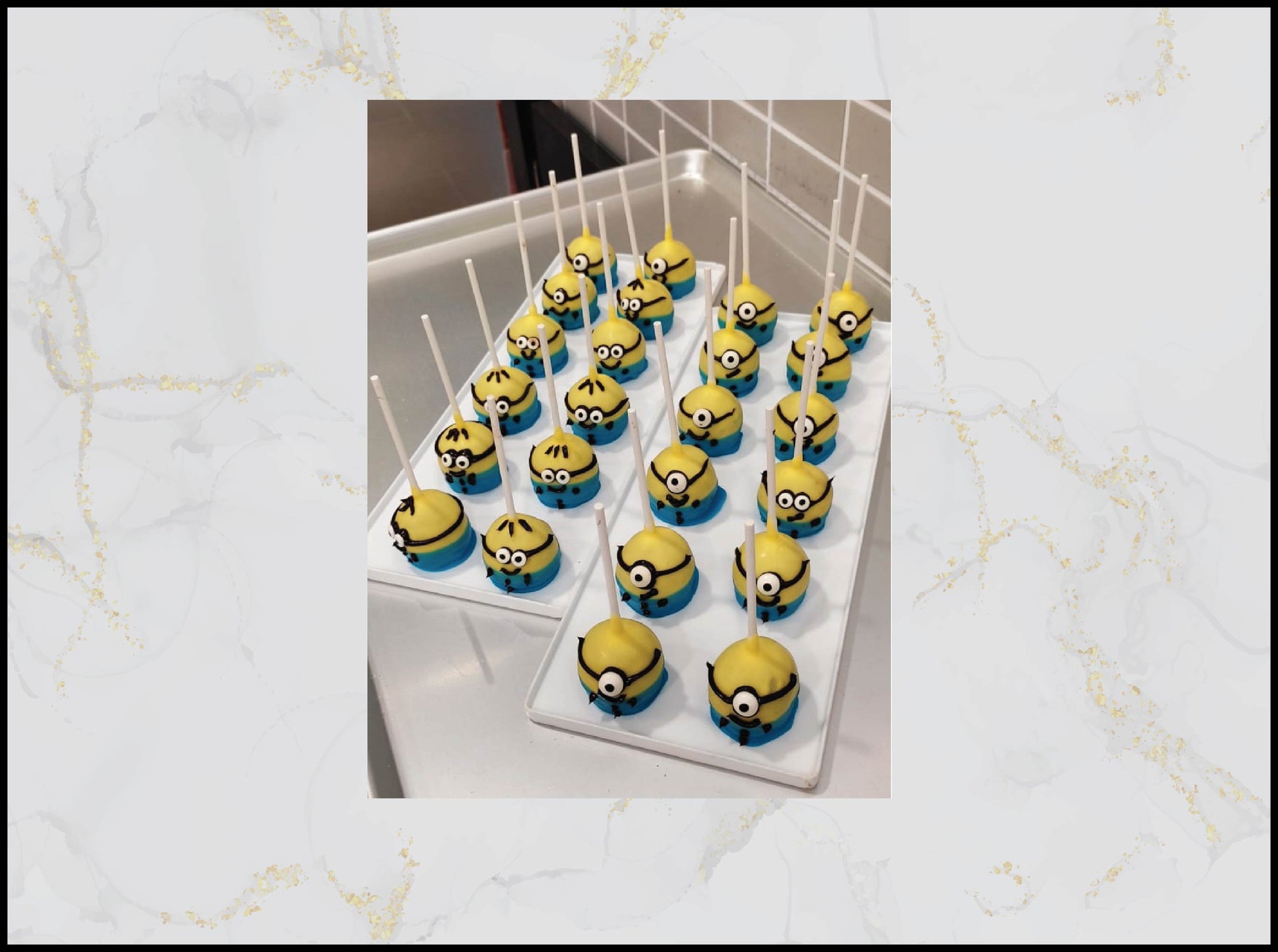 Minions Cake Pops with playful cartoon design in Macau