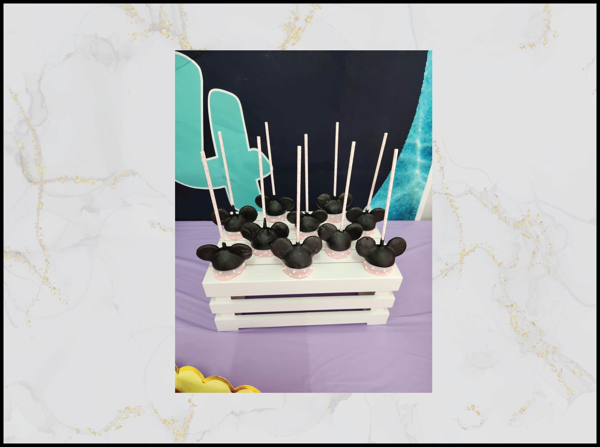 Minnie Mouse Cake Pop with playful design in Macau birthday items