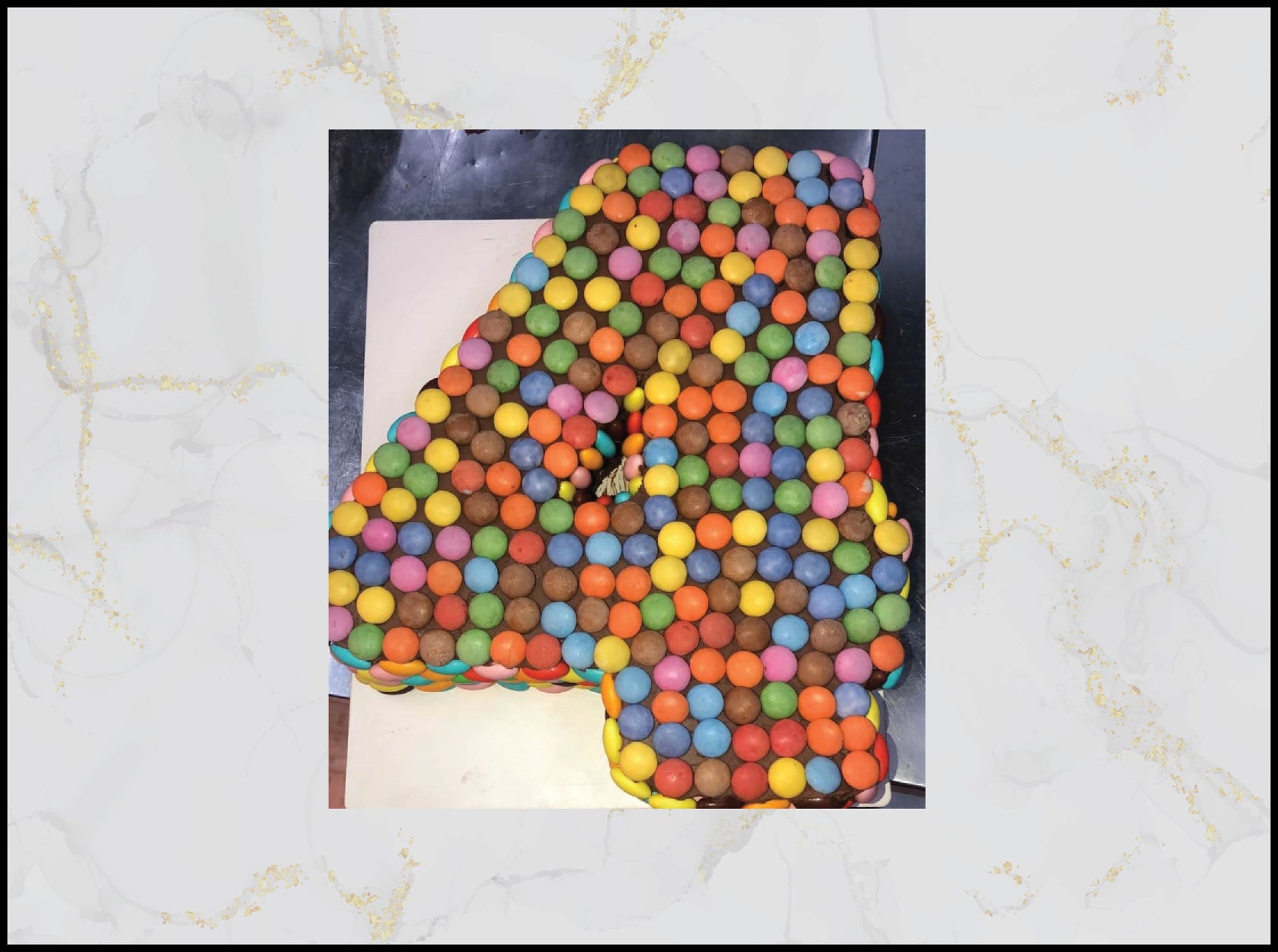 Number 4 Colorful Birthday Cake with vibrant design in Macau