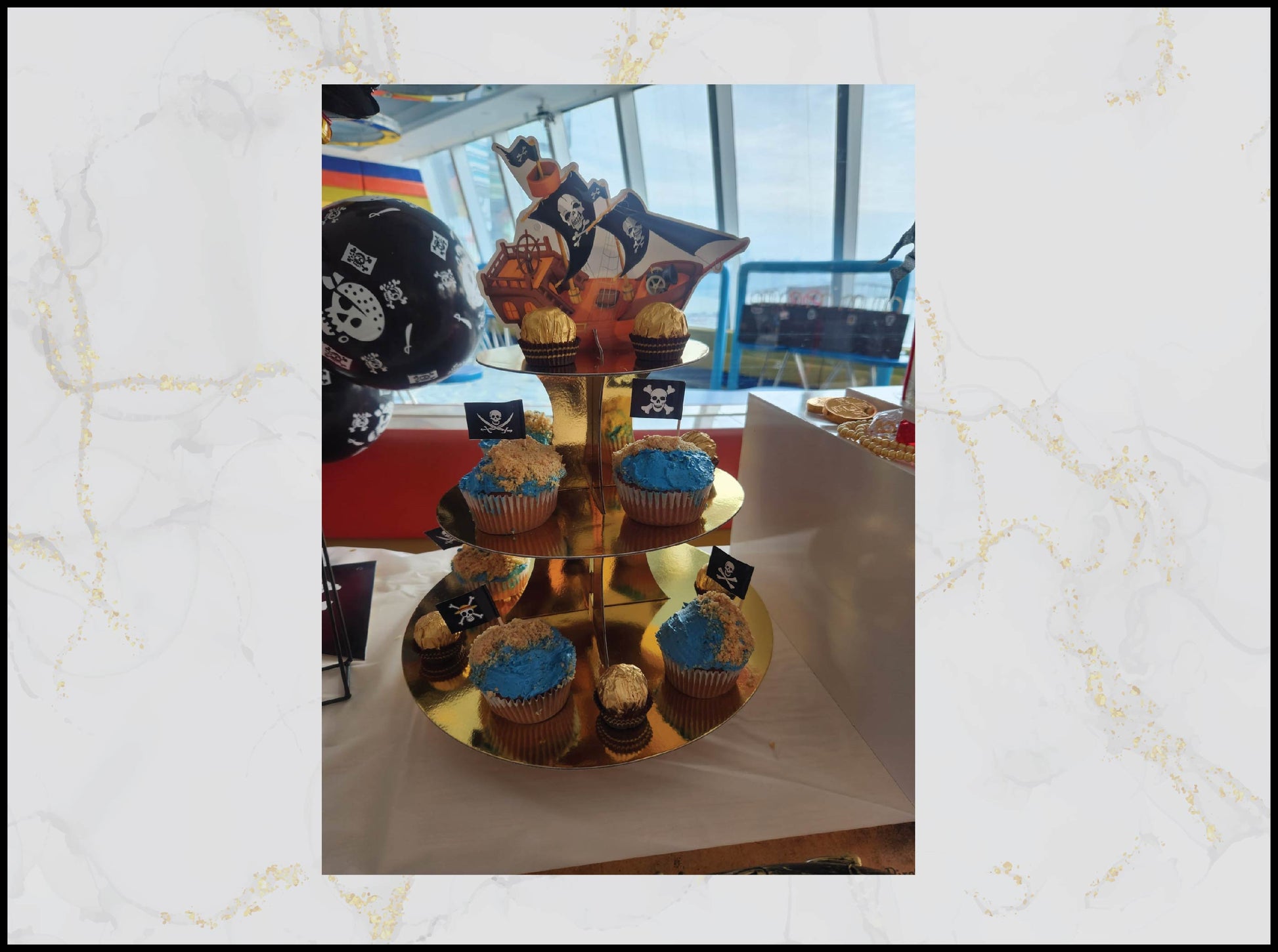 Pirate Cupcakes with fun pirate birthday theme in Macau