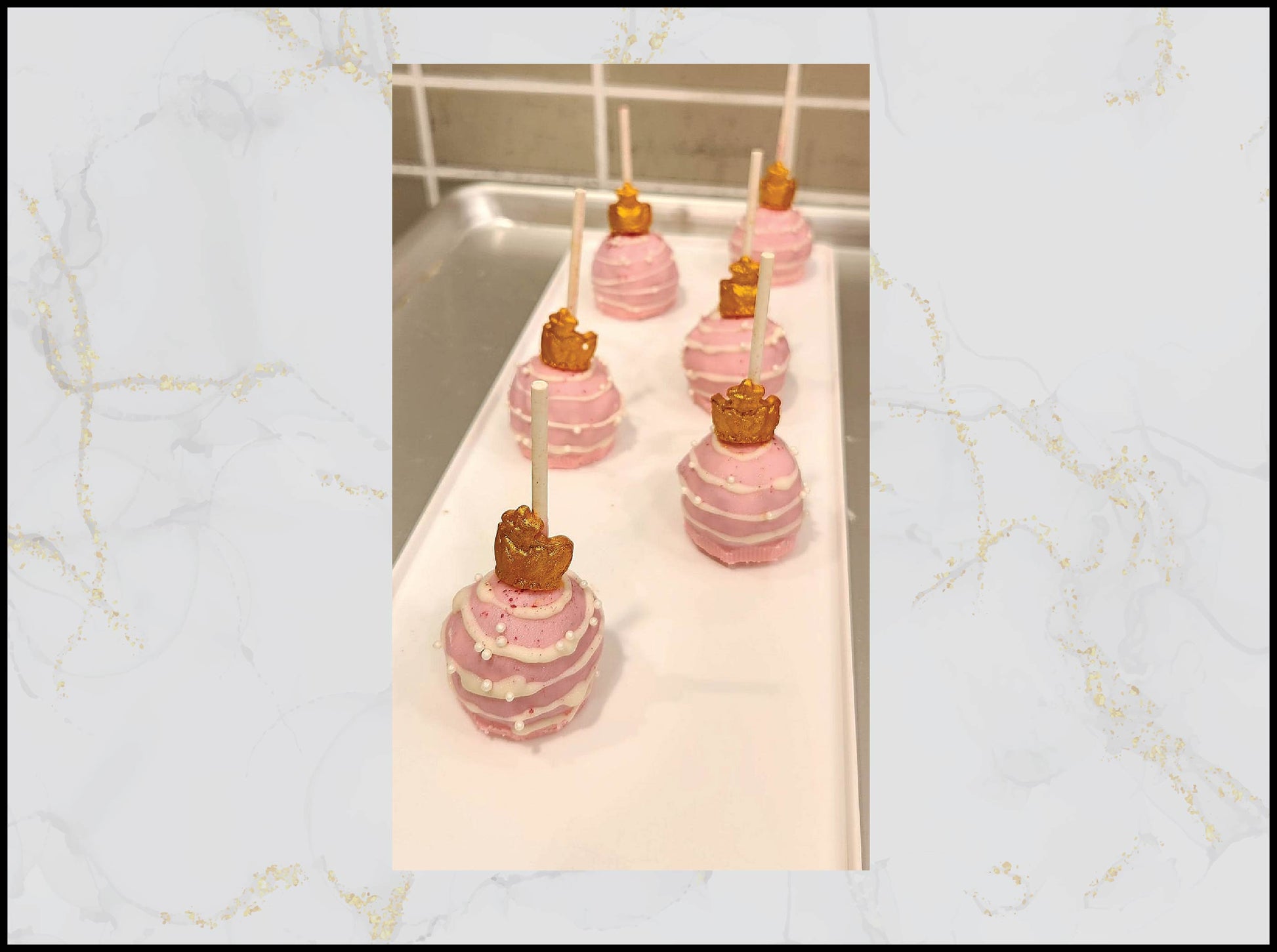 
Princess Cake Pop with whimsical royal design in Macau
