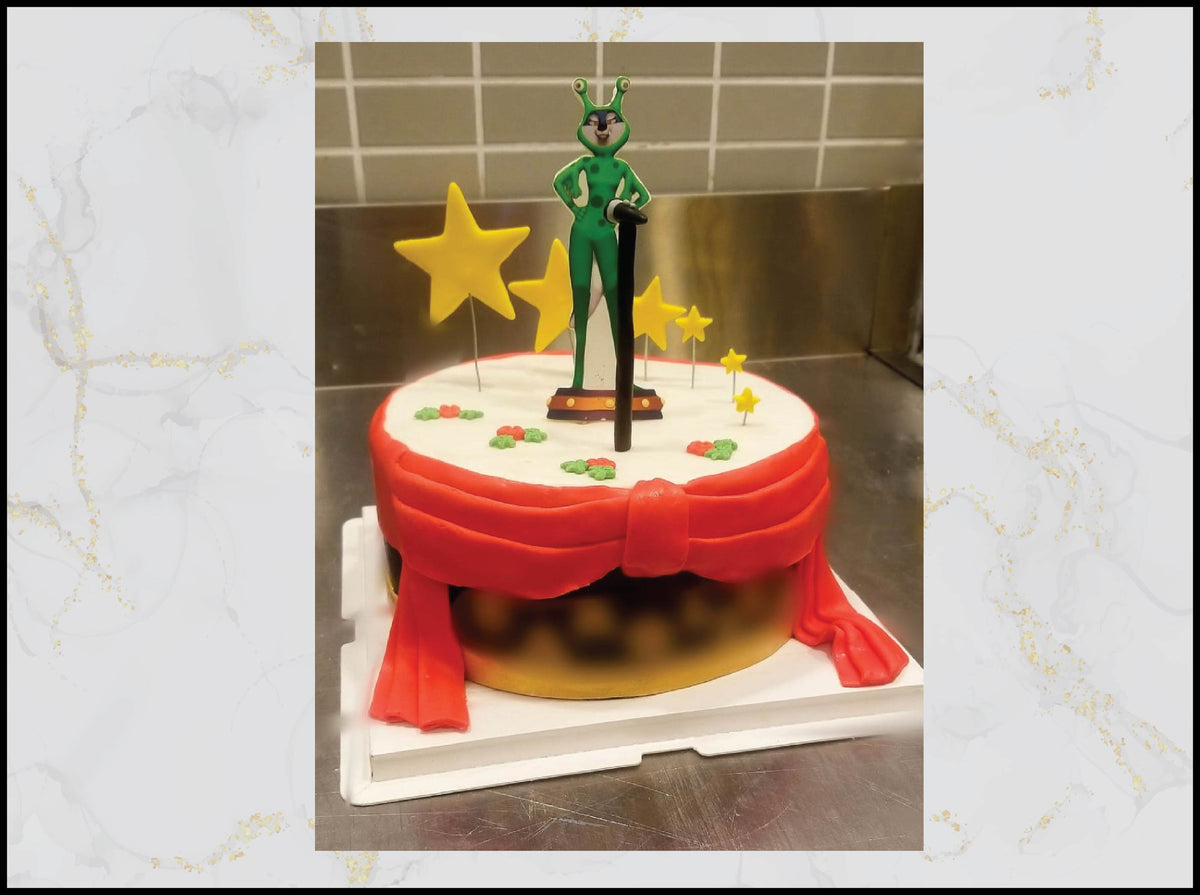 Sing 2 birthday cake with colorful musical character design in Macau