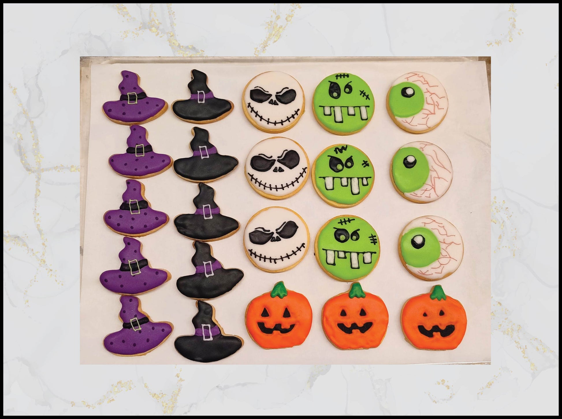 Spooky Halloween decorated cookies with eerie festive theme in Macau
