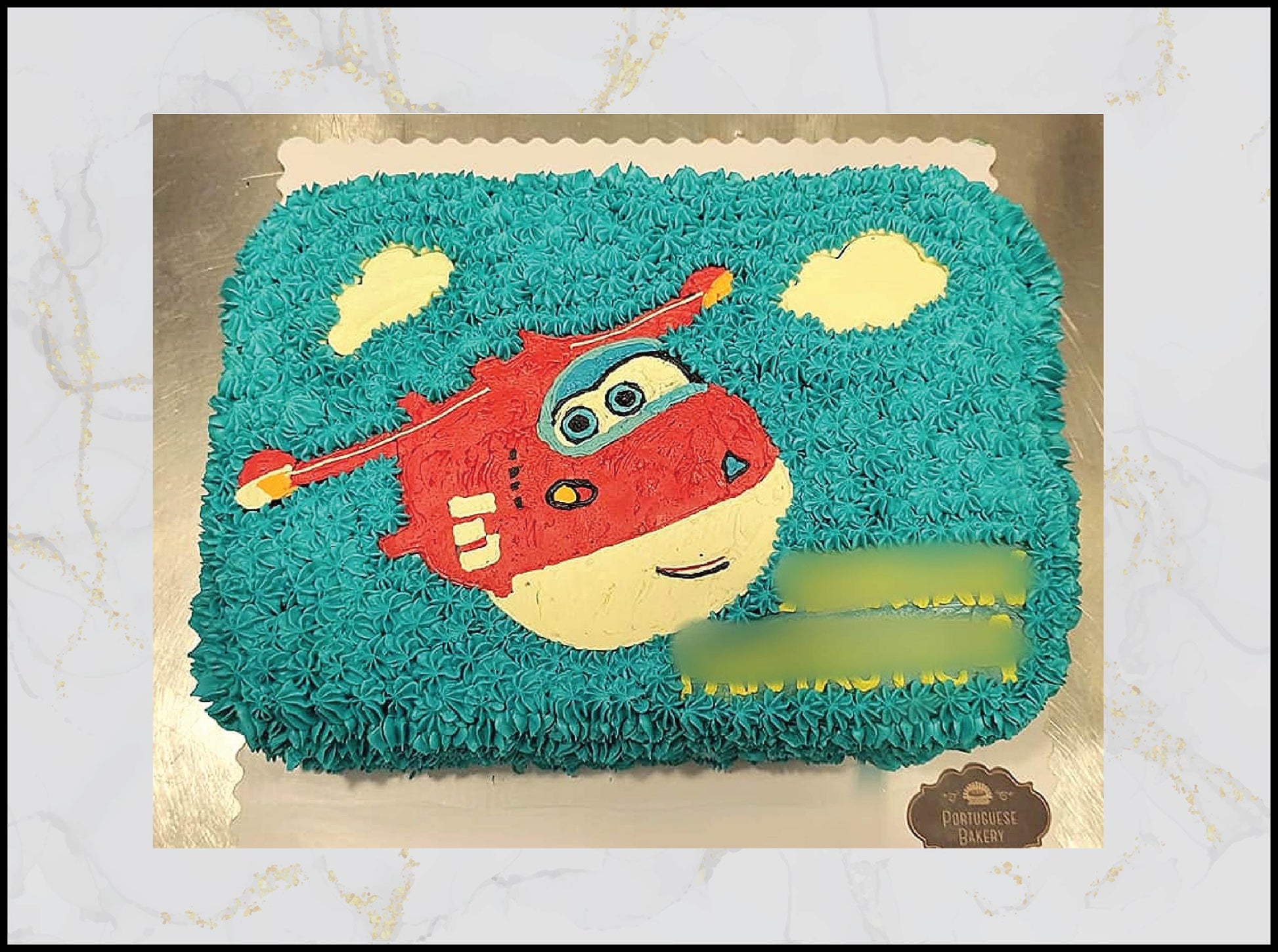 Dinosaur customized cake with jungle and volcano birthday theme in Macau