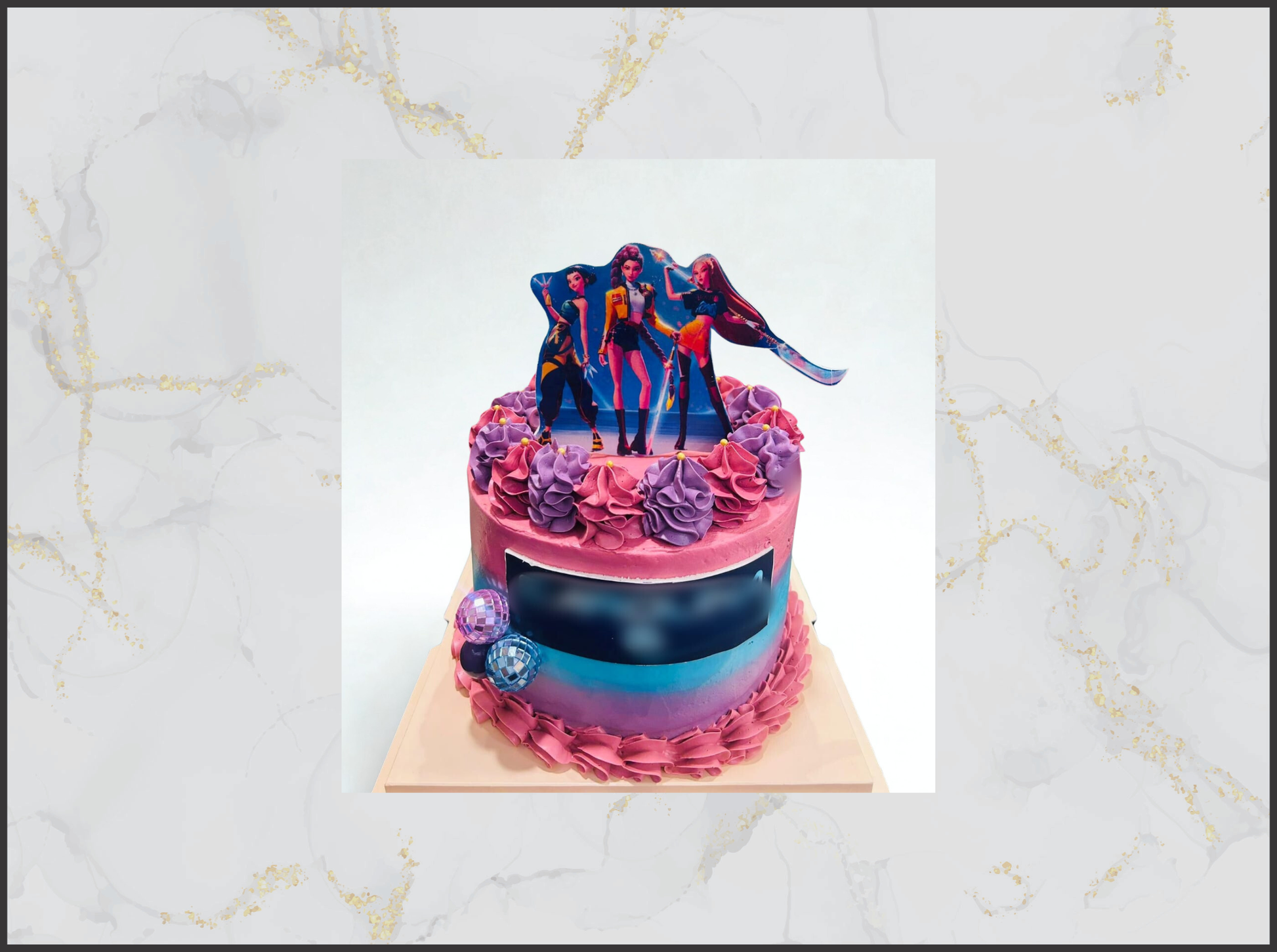 Birthday cake with fruit topping from Portuguese Bakery Macau