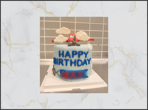 Birthday cake for children in Macau with cartoon theme