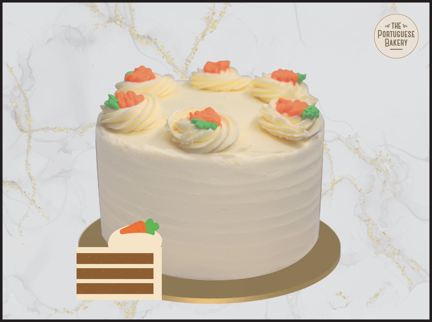 Carrot Cake with Cream Cheese 紅蘿蔔忌廉芝士蛋糕