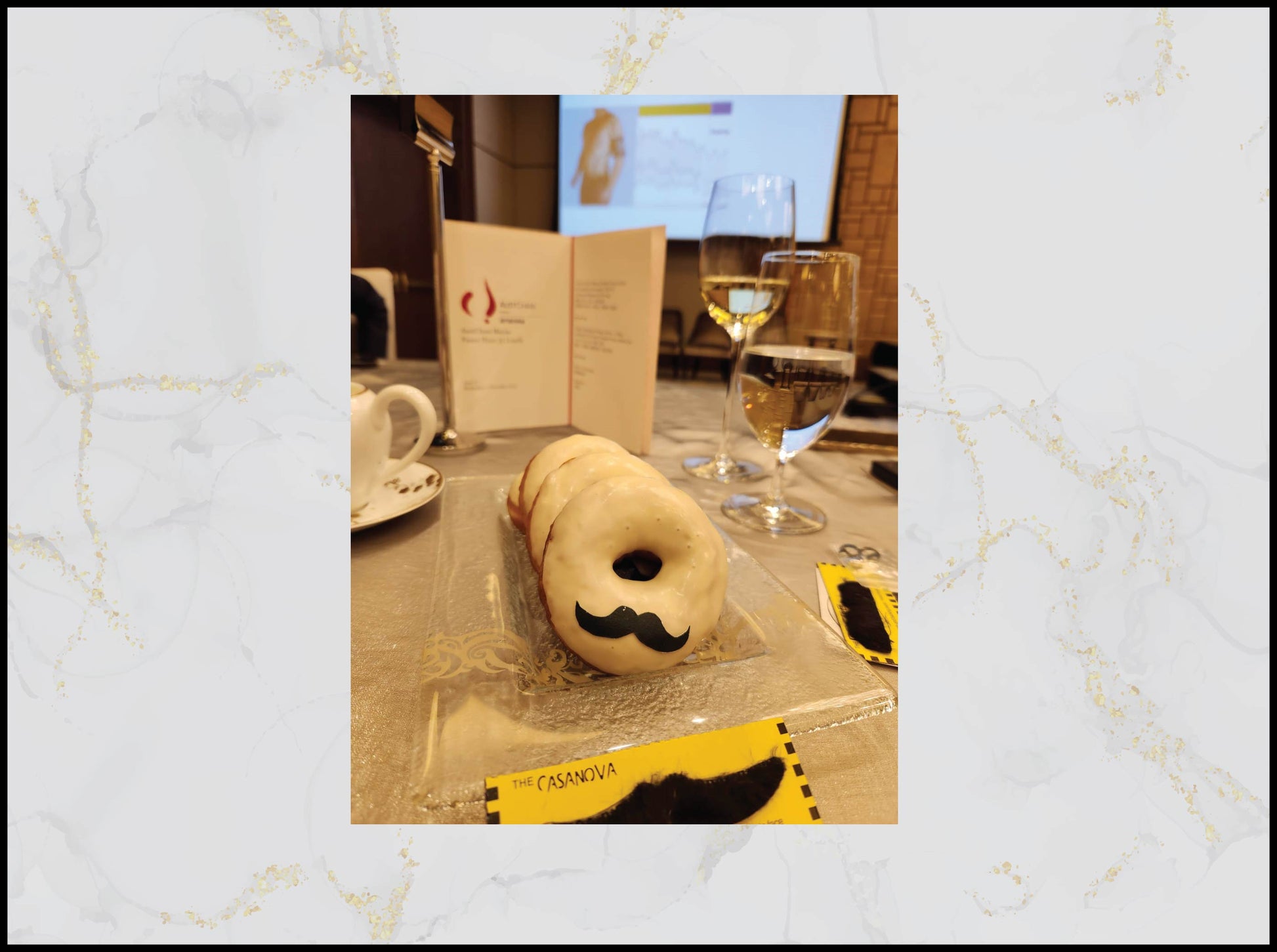 Corporate Customized Donuts with creative branding design in Macau