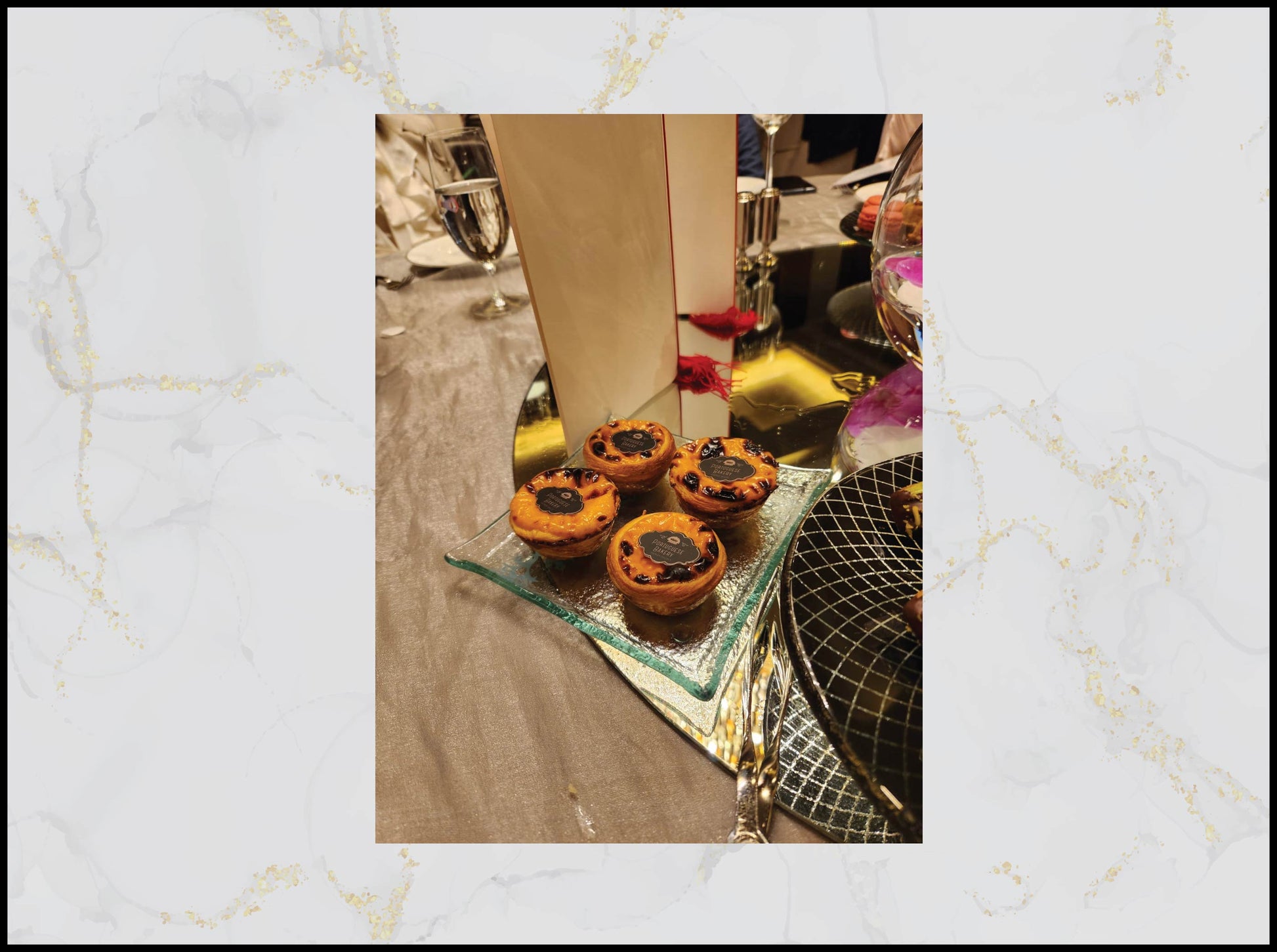 Corporate Event Egg Tart with elegant design in Macau