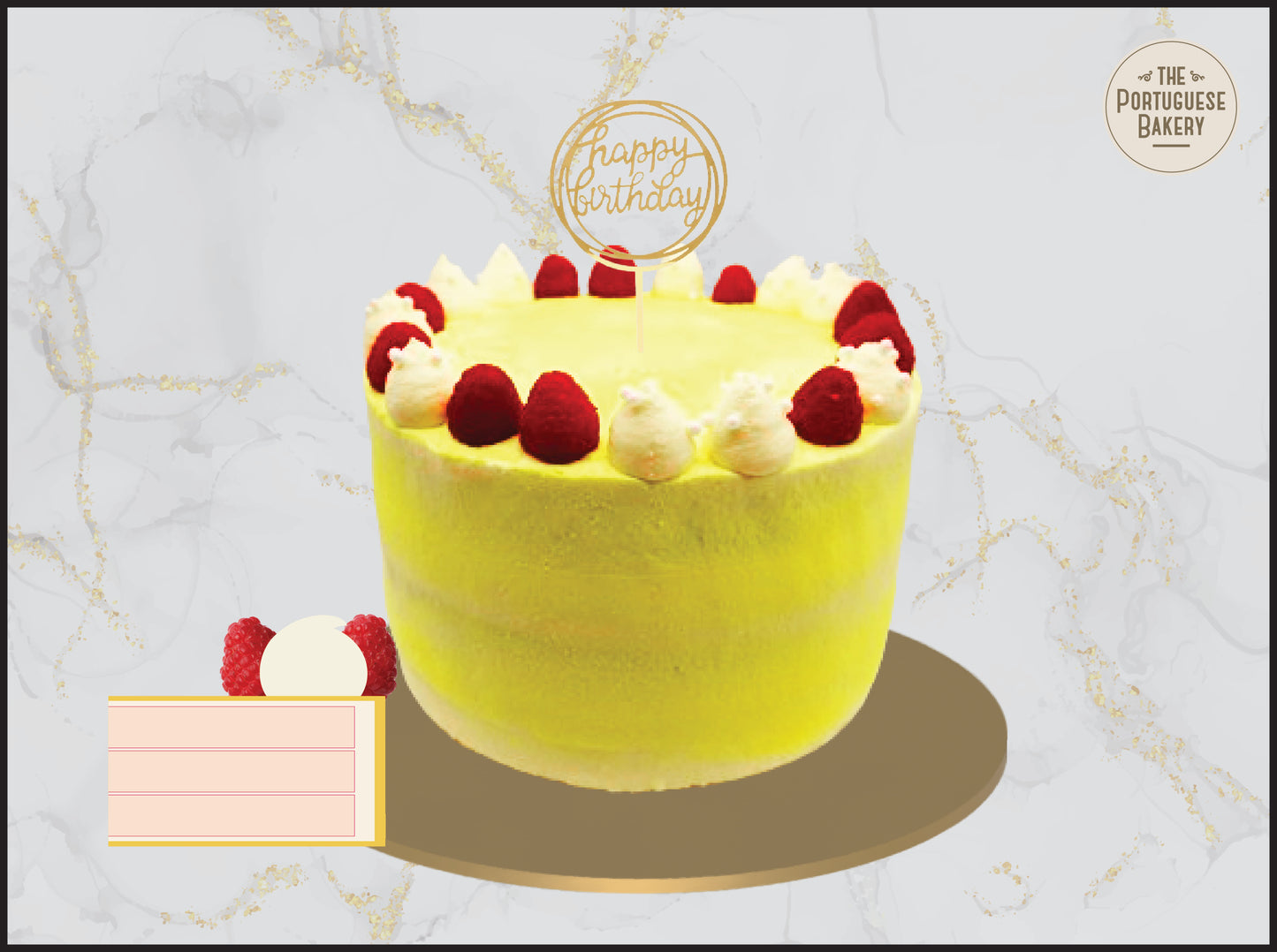 Lemon Raspberry Cake 檸檬覆盆子蛋糕