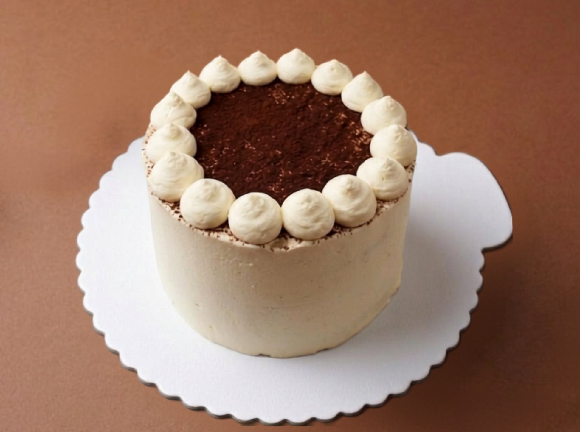 Tiramisu Cake 意大利芝士蛋糕 with elegant design in Macau bakery order
