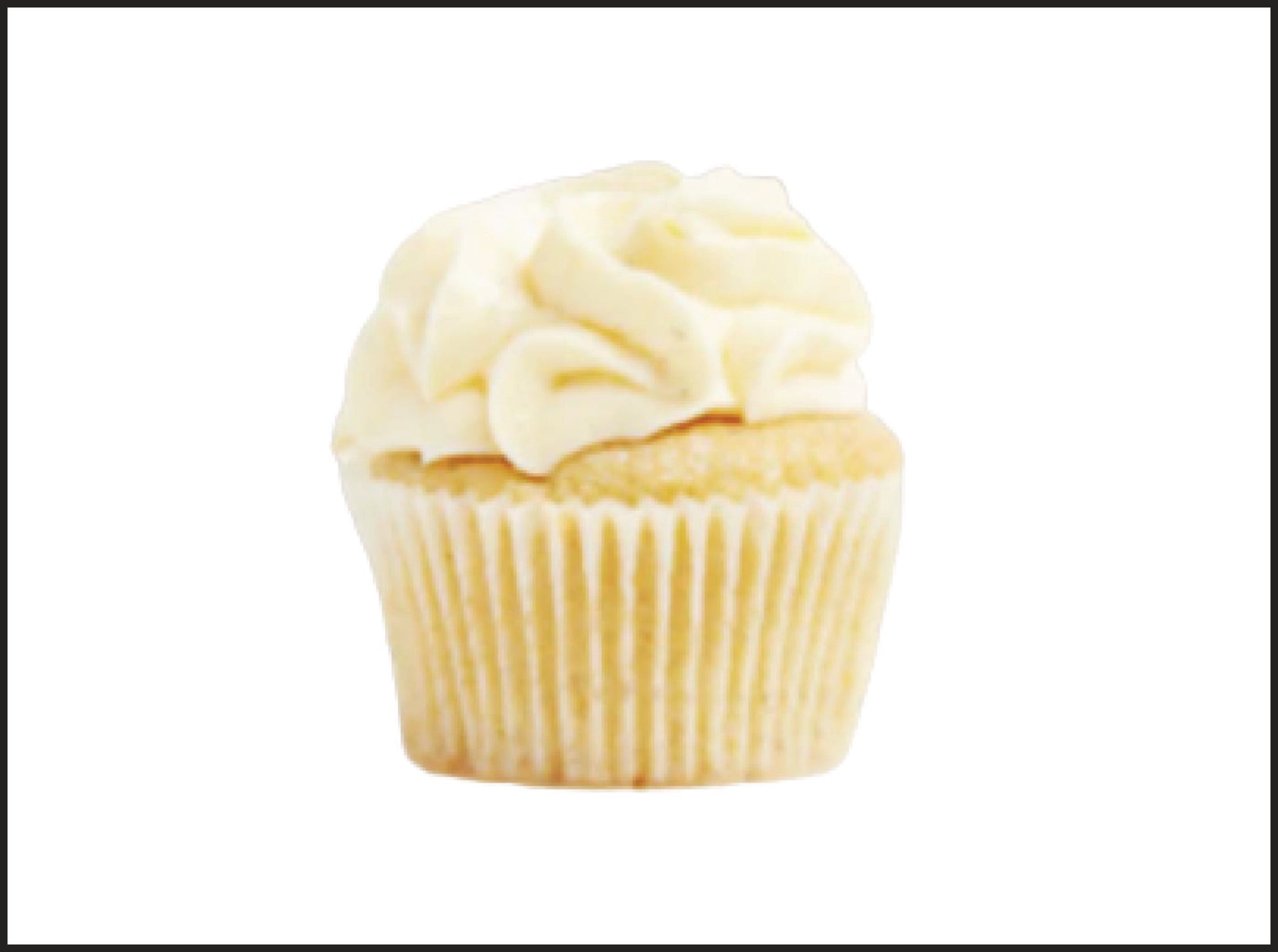 Vanilla cupcakes 雲呢拿杯子蛋糕 with creamy frosting in Macau